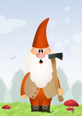 sevimli bahçe gnome