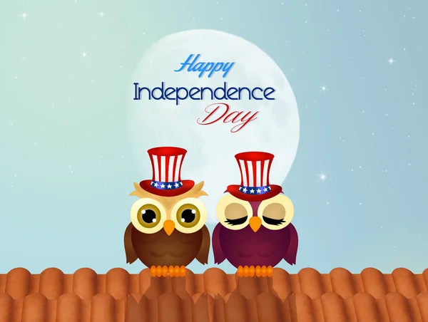 Szczęśliwego Dnia Niepodległości — Zdjęcie stockowe