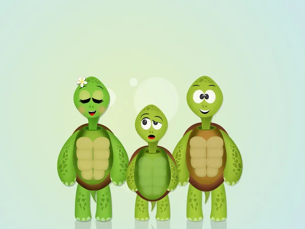 Illustratie van schildpadden — Stockfoto