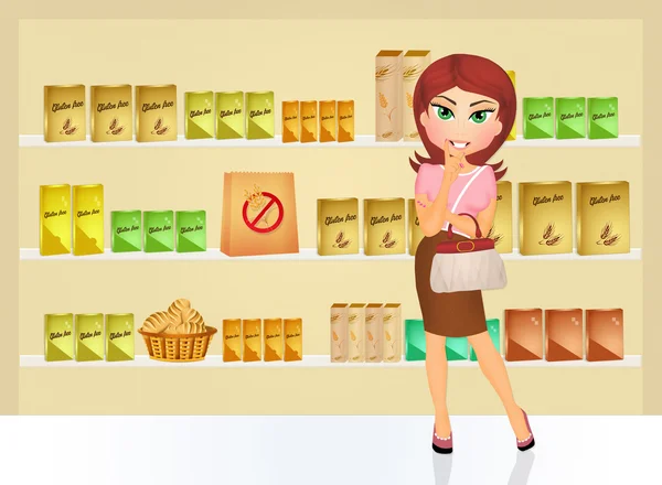 Gluten-free shop — Stock Photo, Image