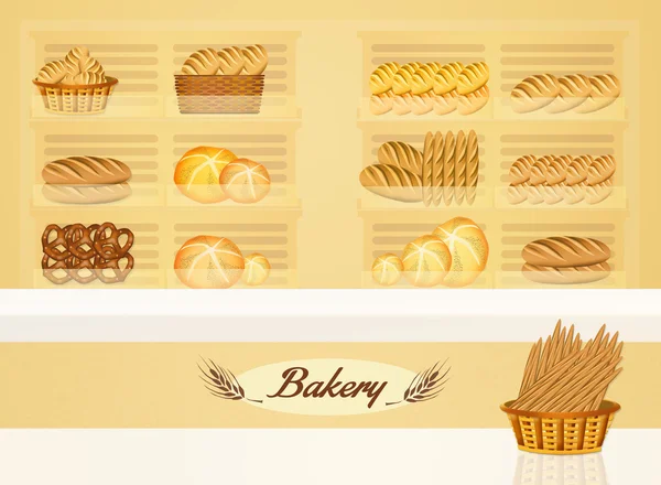 Illustration de la boulangerie — Photo