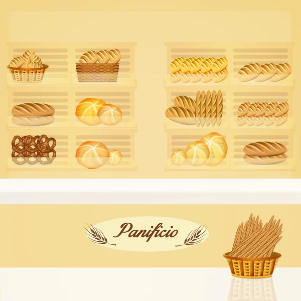 Illustration der Bäckerei — Stockfoto