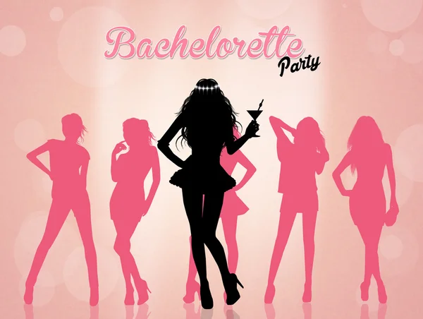 Illustration of Evening bachelorette — Stock Photo, Image
