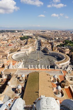 St. Peter's Meydanı, Roma'nın görünümü