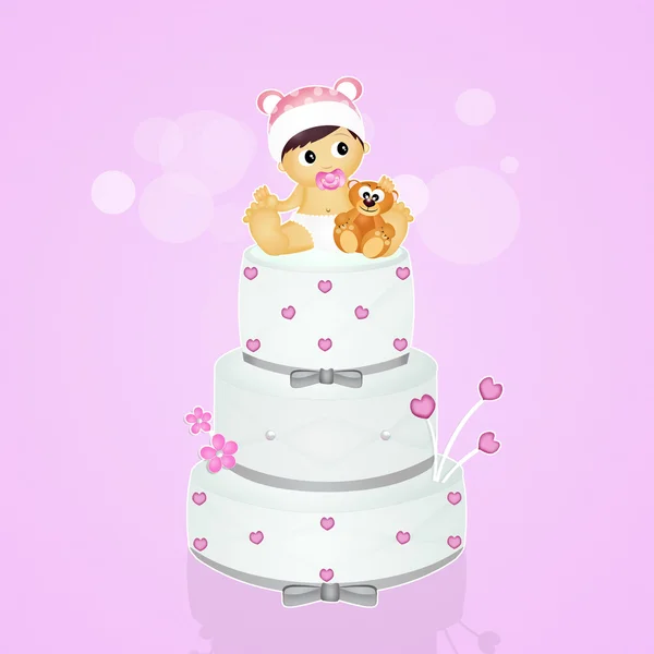 Cake for Baptism — Stock Photo, Image