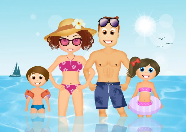 Aile yaz tatil günleri