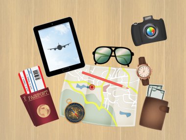 seyahat için hazır