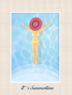 Yaz zamanı gösteren resim