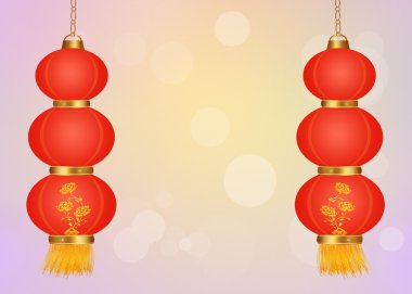 Çin fenerler çizimi