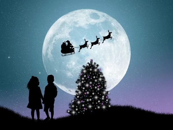 Illustration av Christmas släde — Stockfoto