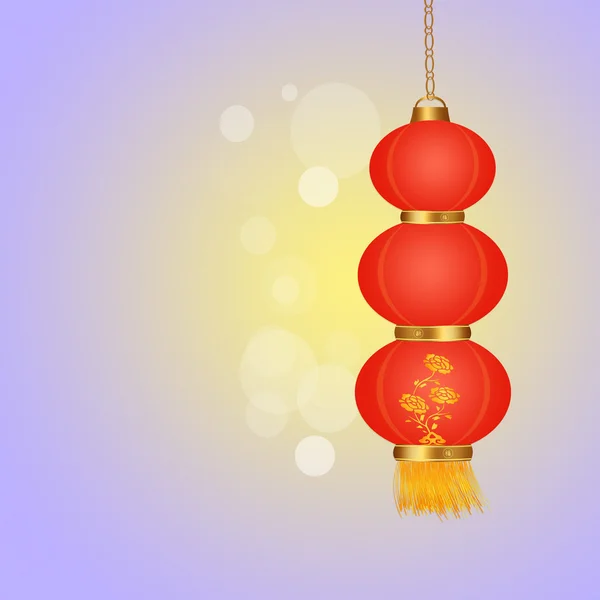 Illustration of Chinese lanterns — Stock Photo, Image