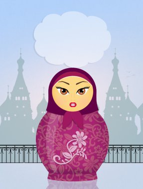 Matruşka bebek çizimi