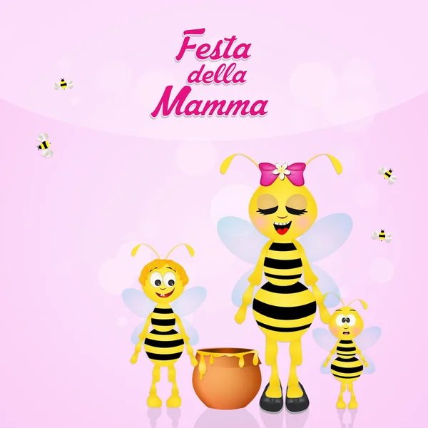 Bee mom for Mother's Day — Stock Photo, Image