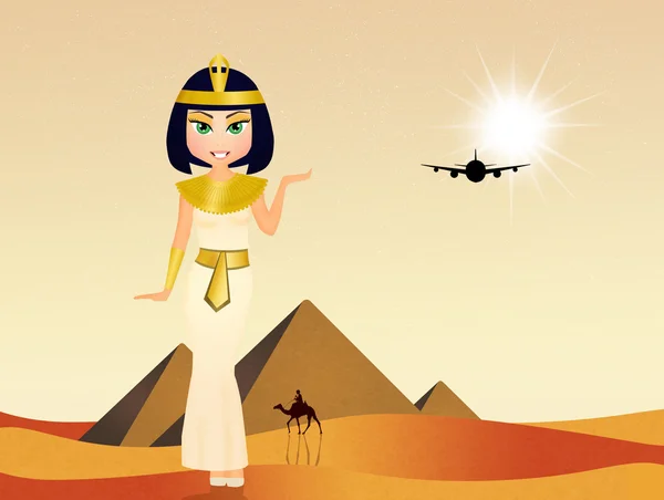 Kleopatra Mısır peyzaj — Stok fotoğraf