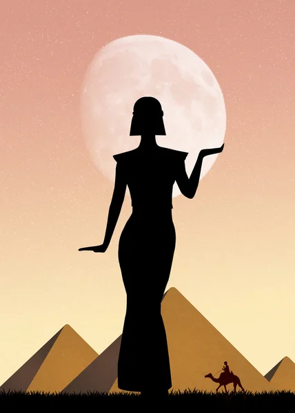 Cleopatra in Egypt — Stock Image Cleopatra in Egypt Royalty Free Stock Photos