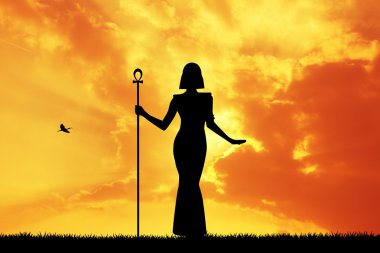 Gün batımında Kleopatra