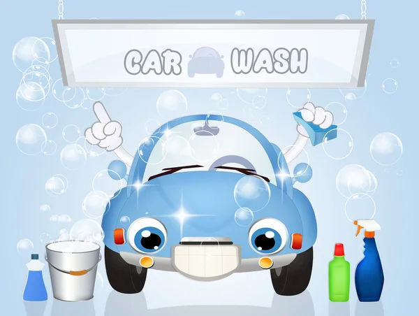 Illustratie van car wash — Stockfoto