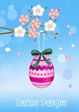 Şeftali ağacı easter egg