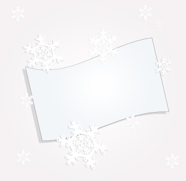 Kış kartpostal çizimi