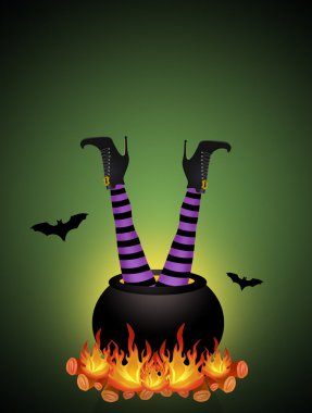 Halloween cadı pota Ayakkabı