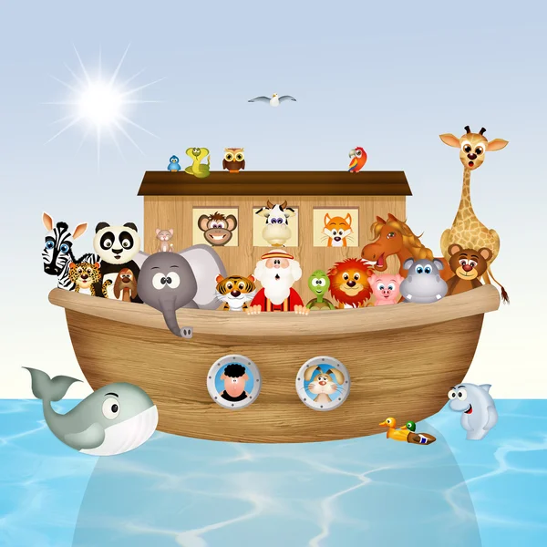 Illustration of Noah's ark — Stock Photo, Image