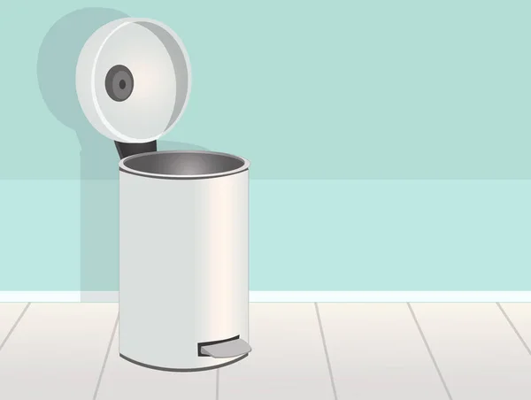 Illustration Dustbin Home — Stock Photo, Image