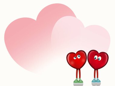 Komik kalplerin çizimi