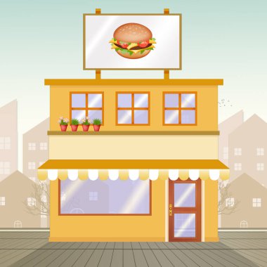 Hamburgercinin çizimi