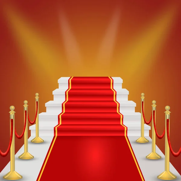 Funny Illustration Red Carpet — Stock Photo, Image