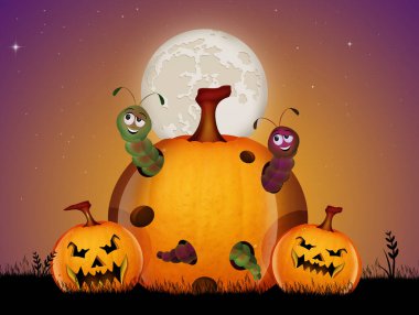 Cadılar Bayramı hüner ya da muamele etmek gösteren resim