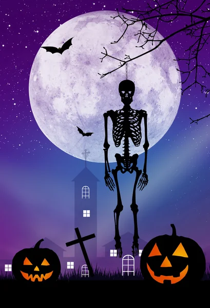 Skeleton of Halloweeen — Stock Photo, Image