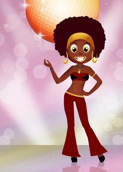 Afro woman — Stock Photo, Image