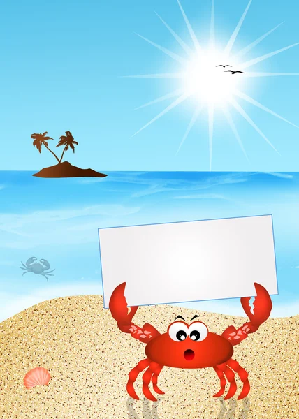 Crab cartoon — Stock Photo, Image