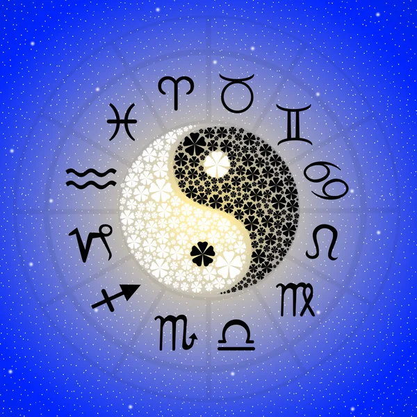 Знаки зодиака гороскопа — стоковое фото