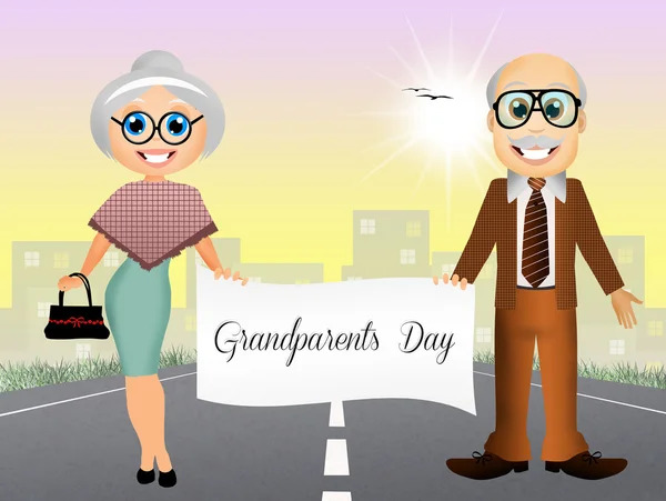 Dia dos avós — Fotografia de Stock