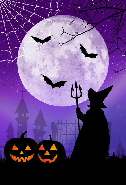 Halloween karta — Stock fotografie