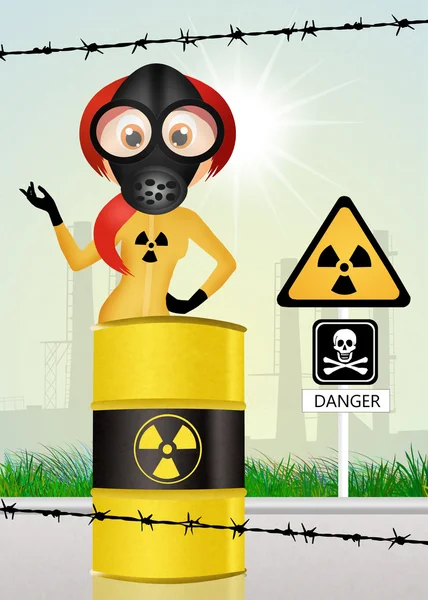 Ryzyko zagrożenia promieniowaniem — Zdjęcie stockowe