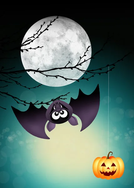 Pipistrello di Halloween — Foto Stock