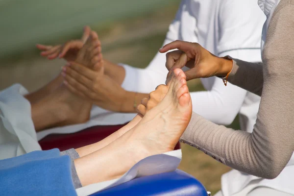 Fußreflexzonenmassage — Stockfoto