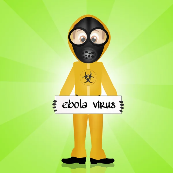 Alert virus ebola — Stock Photo, Image