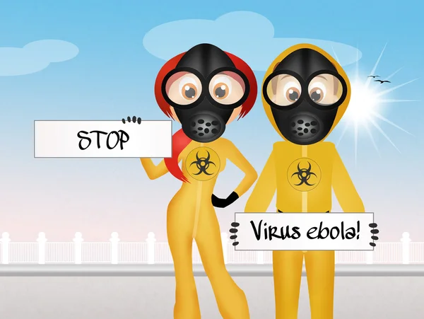 Fermare il virus Ebola — Foto Stock