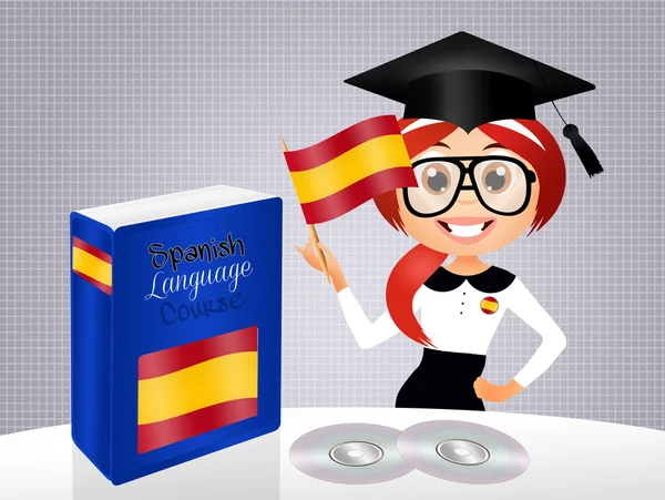 Spanska språkkurs — Stockfoto