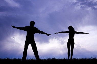 Çift egzersizleri şafakta mu.