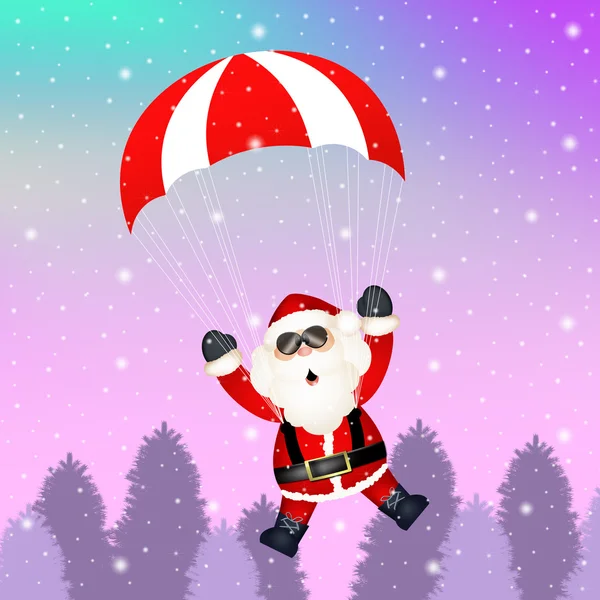 Divertido santa claus — Foto de Stock