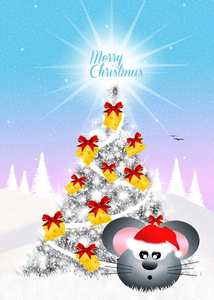 Christmas vykort — Stockfoto