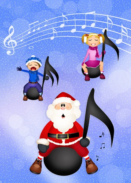 Karácsonyi zene — Stock Fotó