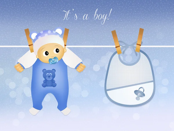 Nasce un bambino maschio — Foto Stock