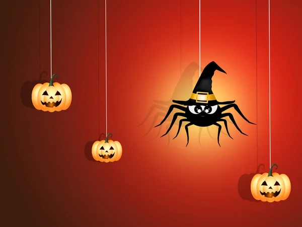 Halloween-Spinne — Stockfoto