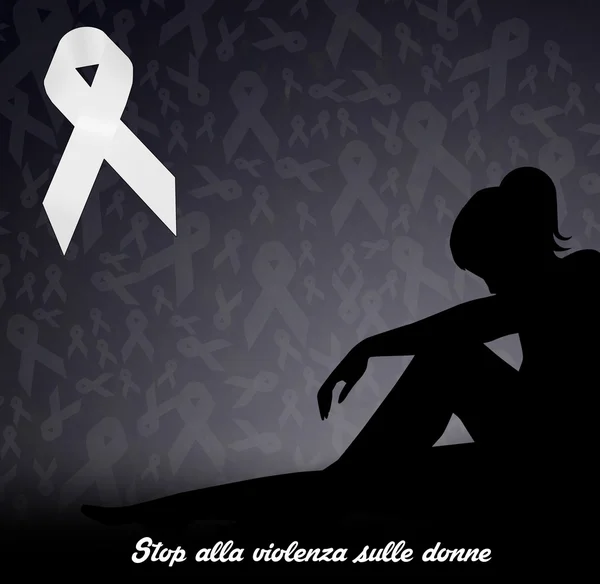Stop violence against women — Stock Photo, Image