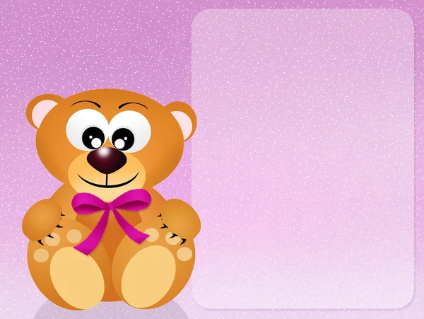 Teddy bear for girl — Stock Photo, Image